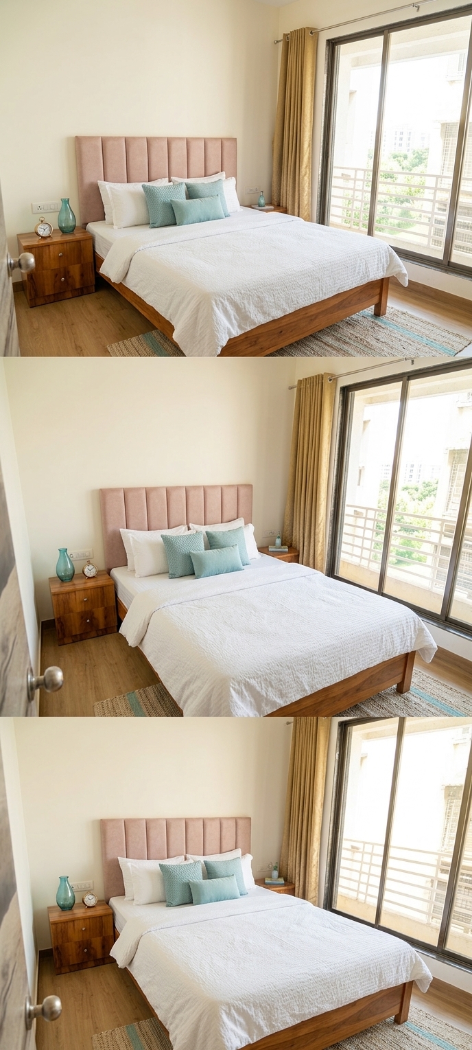 1 BHK living room